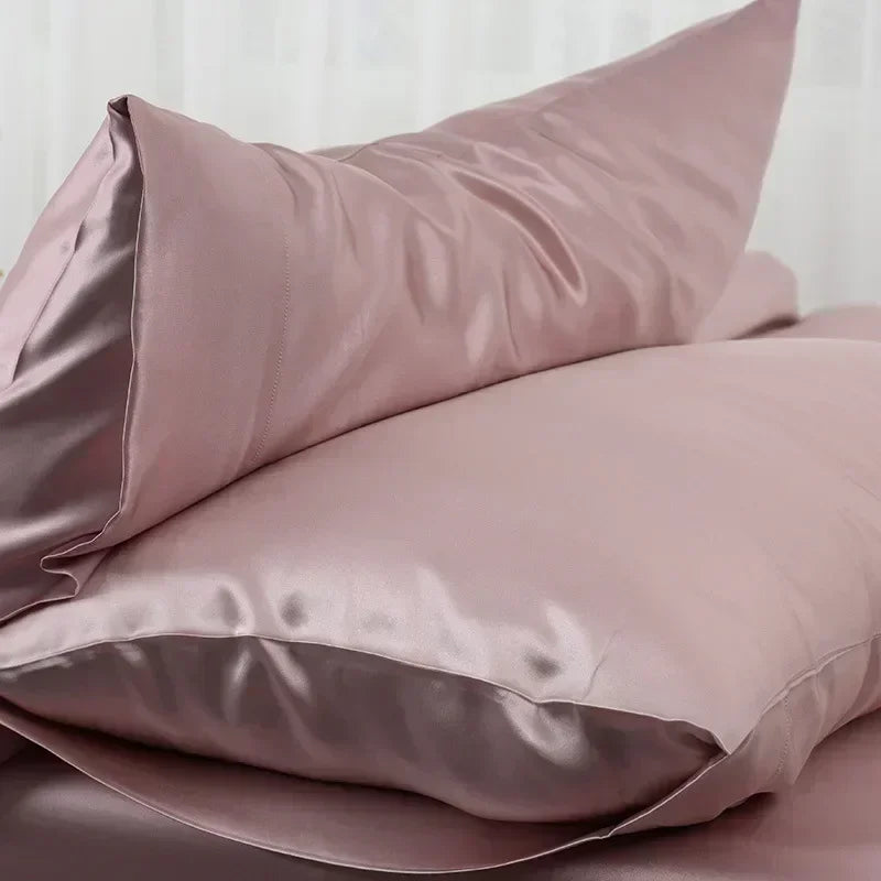 100% Natural Mulberry Silk Pillow Case Real Silk Protect Hair Skin Pillowcase