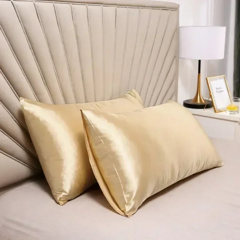 100% Natural Mulberry Silk Pillow Case Real Silk Protect Hair Skin Pillowcase