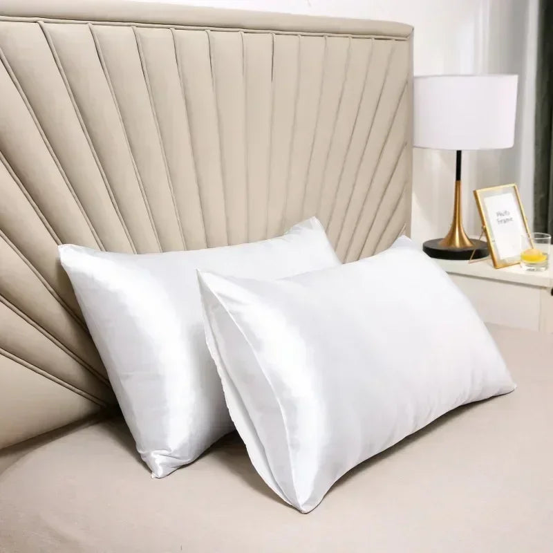 100% Natural Mulberry Silk Pillow Case Real Silk Protect Hair Skin Pillowcase