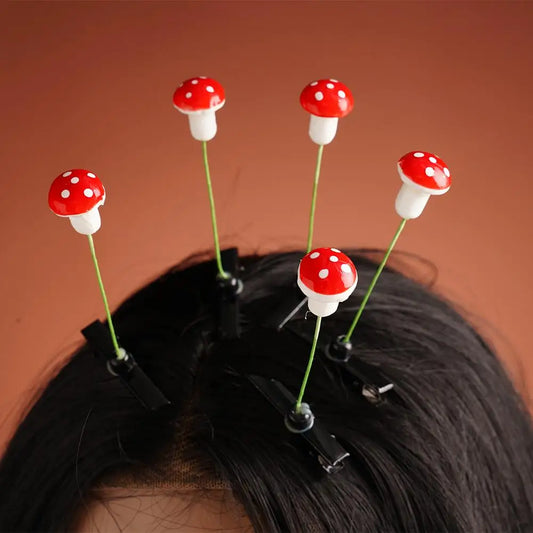Sprout Grass Hair Clip Plant